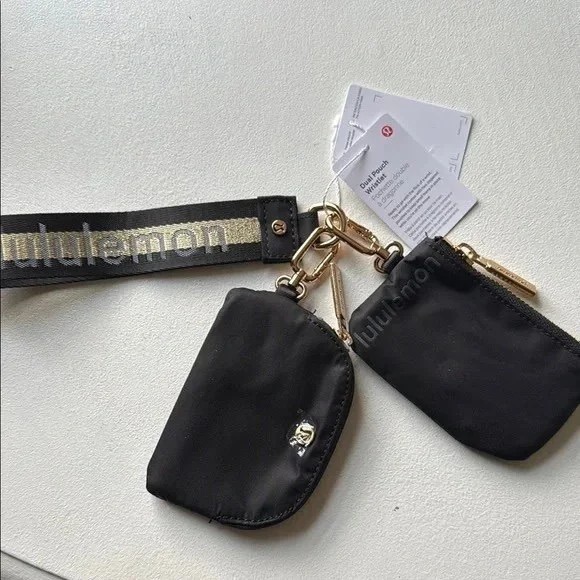 Lululemon Dual Pouch Vapor Black/Gold - Picture 2 of 3
